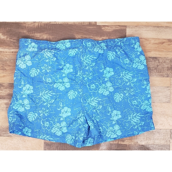 Athletic Works | Blue Tropical Swim Trunks - Picture 2 of 3